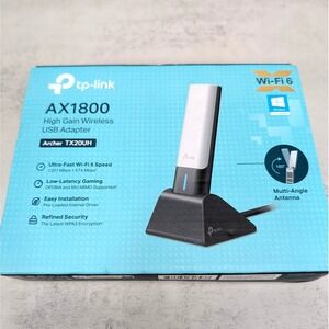 TP-Link - Archer TX20UH AX1800 Dual-Band‎ Wi-Fi 6 USB 3.0 Adapter
